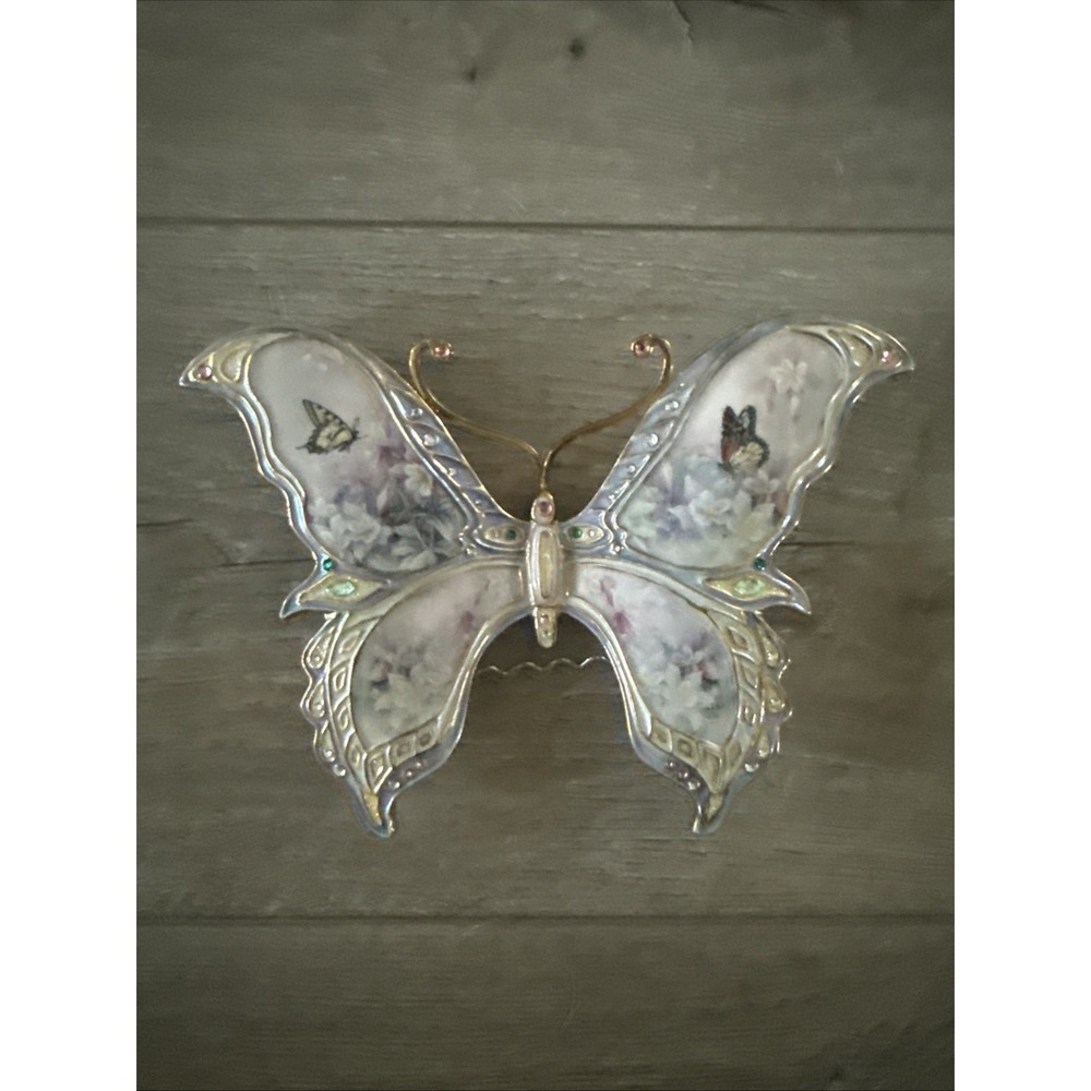 Lena Liu Jewels of Nature Collection Butterfly "Floral Fantasy" 2004 - Nice!